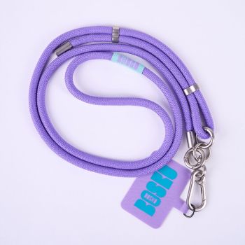 Akcesoria podróżne Smycz do telefonu Crossbody Fioletowa Fioletowy