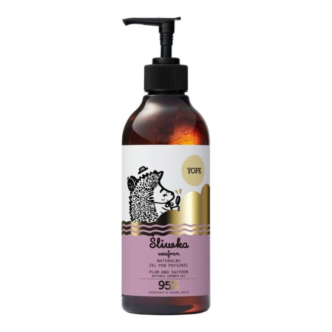 Żele i pianki pod prysznic Żel pod prysznic Śliwka & Szafran 400 ml