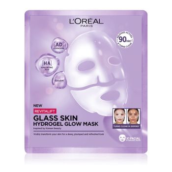 Maseczki w płachcie Revitalift Glass Skin Hydrogel Glow Mask 25 g