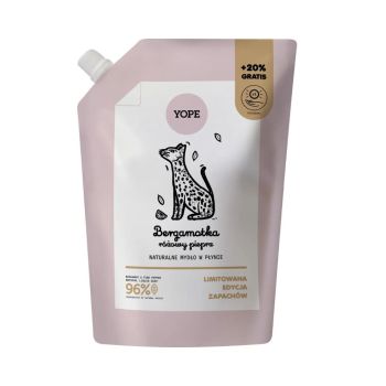 Mydła Mydło w płynie Bergamotka & Różowy Pieprz Refill 600 ml