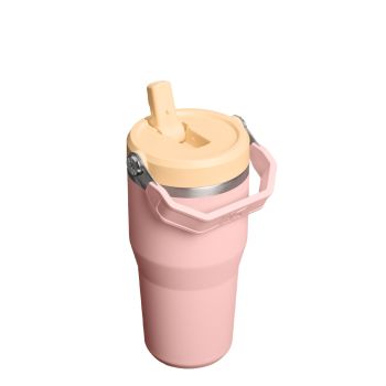Kubki termiczne The IceFlow Flip Straw Peach Rose 590 ml