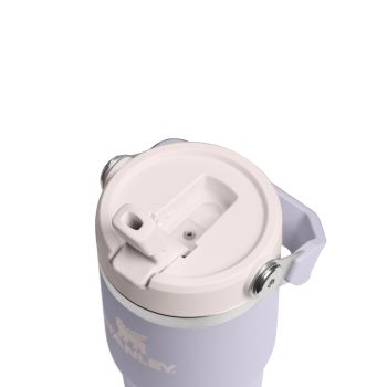 Kubki termiczne The IceFlow Flip Straw Purple Dust 414 ml