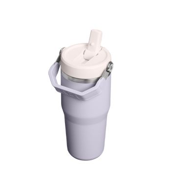 Kubki termiczne The IceFlow Flip Straw Purple Dust 414 ml