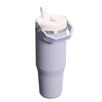 Kubki termiczne The IceFlow Flip Straw Purple Dust 890 ml