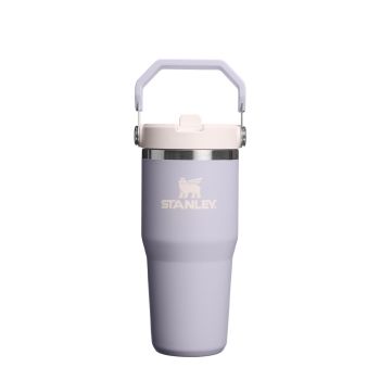 Kubki termiczne The IceFlow Flip Straw Purple Dust 414 ml