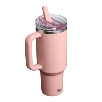Kubki termiczne The Quencher ProTour Flip Straw Tumbler Peach Rose 1180 ml