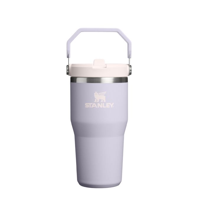 Kubki termiczne The IceFlow Flip Straw Purple Dust 590 ml