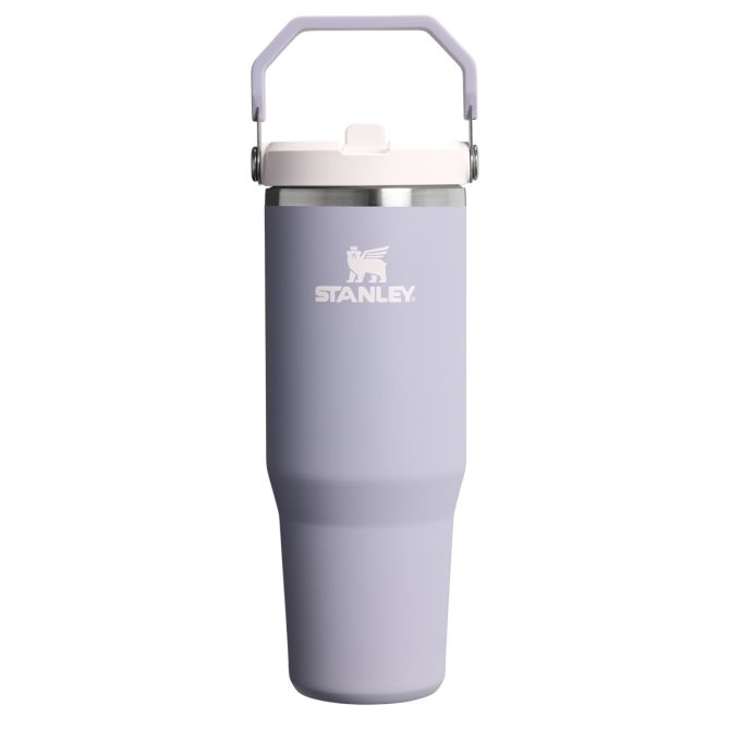 Kubki termiczne The IceFlow Flip Straw Purple Dust 890 ml