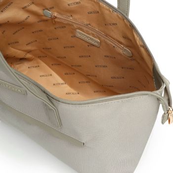 Torby Torebka Shopper Beżowa Beżowy