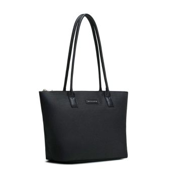Torby Torebka Shopper Czarna Czarny 