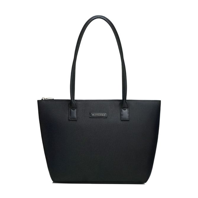 Torby Torebka Shopper Czarna Czarny