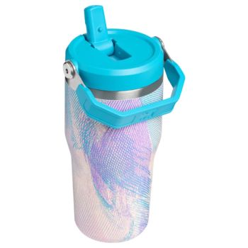 Kubki termiczne Flip Straw 0,59L Sea Glass Plume 