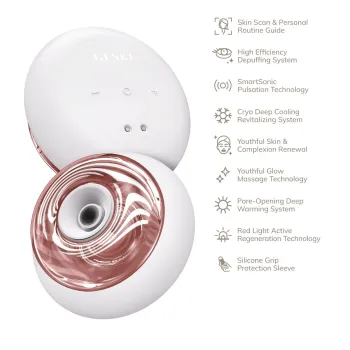 Masażery uniwersalne Sonic Warm & Cool Mask 9in1 