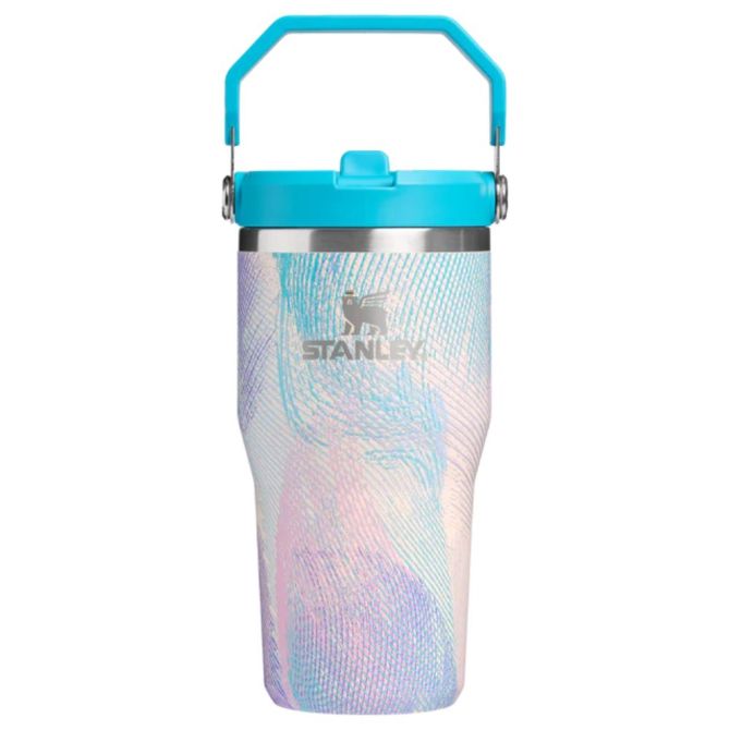 Kubki termiczne Flip Straw 0,59L Sea Glass Plume