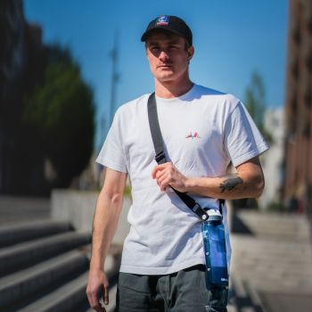 Butelki na wodę Dupla Black Pasek do butelki na wodę Black