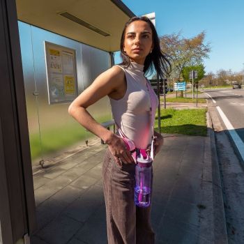 Butelki na wodę Dupla Pink Pasek do butelki na wodę Pink