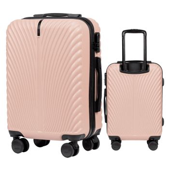Walizki Swan Walizka kabinowa S Pink 38 l