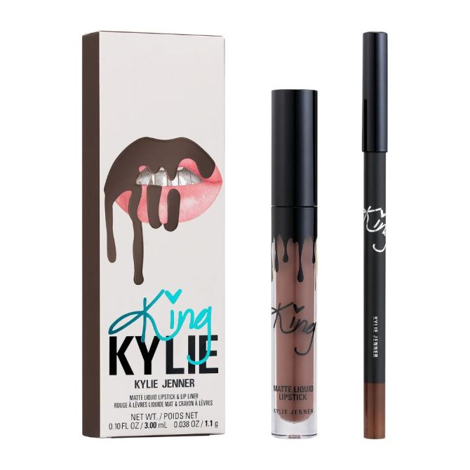 Zestawy do makijażu King Kylie Matte Liquid Lipstick & Liner Kit Dead Of Knight