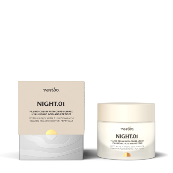 Kremy na noc Night.01 Filling Cream with Cross-Linked Hyaluronic Acid and Peptides 50 ml