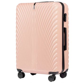 Walizki Swan Walizka Duża Pink 97 l 