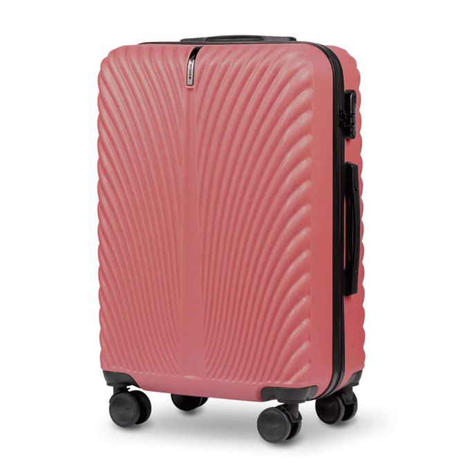 Walizki Swan Walizka średnia Dirty Pink 63 l