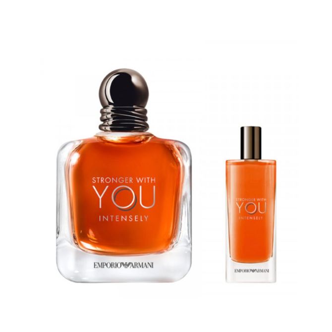 Zestaw prezentowy dla niego Emporio Armani Men's Stronger With You Intensely Gift Set