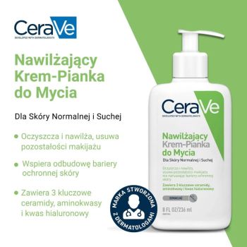 Pianki do mycia twarzy Nawilżający Krem-Pianka do Mycia 236 ml