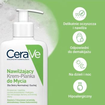 Pianki do mycia twarzy Nawilżający Krem-Pianka do Mycia 236 ml