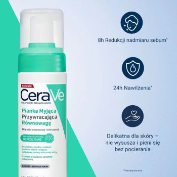 Pianki do mycia twarzy Pianka do Mycia Twarzy Przywracająca Równowagę Skórze 150 ml