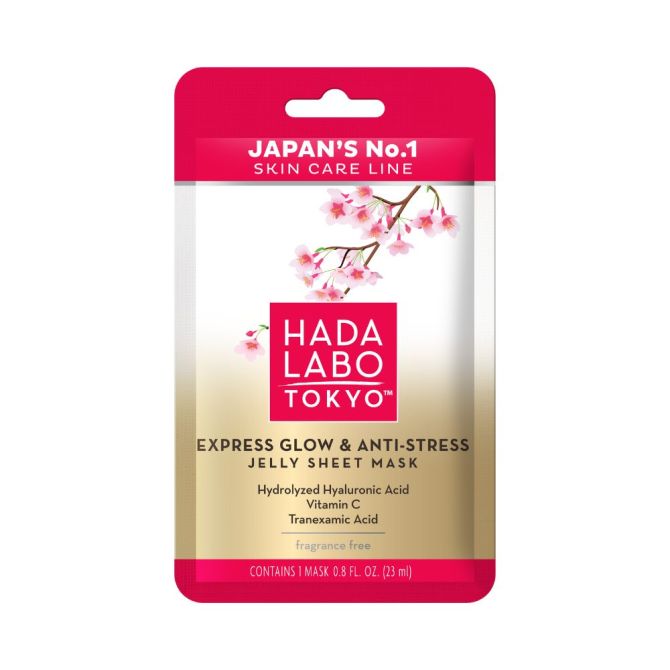 Maseczki w płachcie Premium Express Glow Anti-Stress Jelly Sheet Mask In Sachet 20 ml