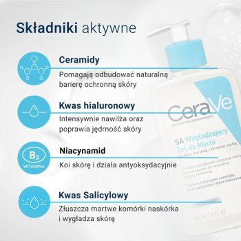 Żele do mycia twarzy SA Wygładzający Żel do Mycia 236 ml