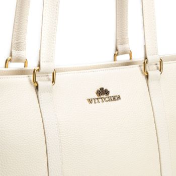 Torby Elegancka torebka Shopper Biała Biały