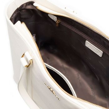 Torby Elegancka torebka Shopper Biała Biały