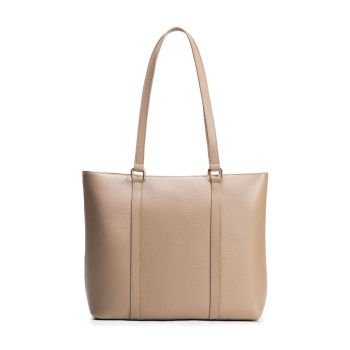 Torby Elegancka torebka Shopper Beżowa Beżowy