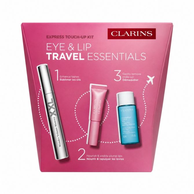 Zestaw do pielęgnacji twarzy dla niej Eye & Lip Travel Essentials Express Touch-Up Kit