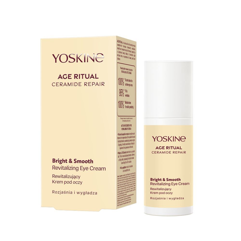 Yoskine Age Ritual Bright & Smooth Revitalizing Eye Cream — Inhaltsstoffe i ocena