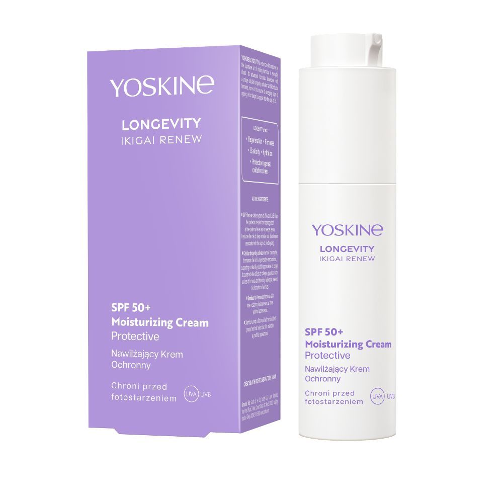 Yoskine Longevity Ikigai Renew SPF 50+ Moisturizing Cream — Składniki i ocena