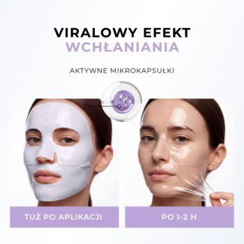 Maseczki w płachcie Maska transformująca kolagenowa z niacynamidem w mikrokapsułkach 