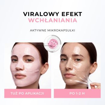 Maseczki w płachcie Maska transformująca kolagenowa z PDRN w mikrokapsułkach 