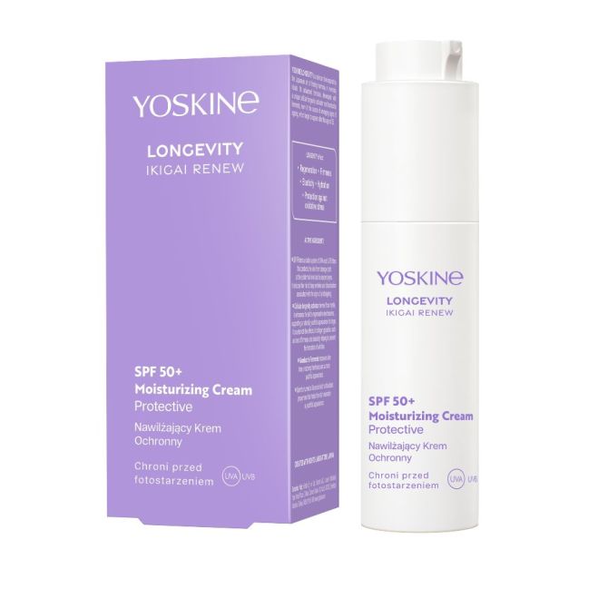 Kremy na dzień Longevity Ikigai Renew SPF 50+ Moisturizing Cream 50 ml