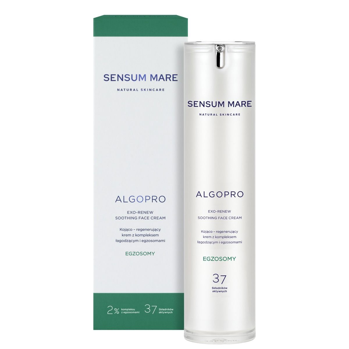Sensum Mare Algopro Exo-Renew Soothing Face Cream — Składniki i ocena