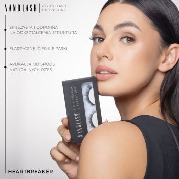 Akcesoria do makijażu DIY Eyelash Extensions Heartbreaker Black Heartbreaker Black