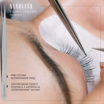Akcesoria do makijażu Eyelash Tweezers Pointed 