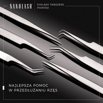 Akcesoria do makijażu Eyelash Tweezers Pointed 