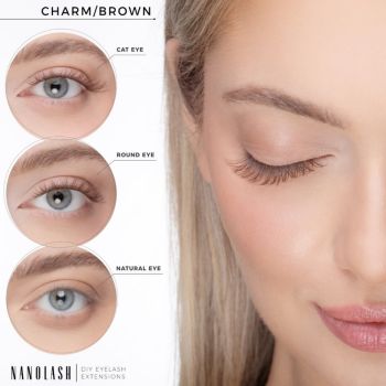 Akcesoria do makijażu DIY Eyelash Extensions Charm Brown Charm Brown