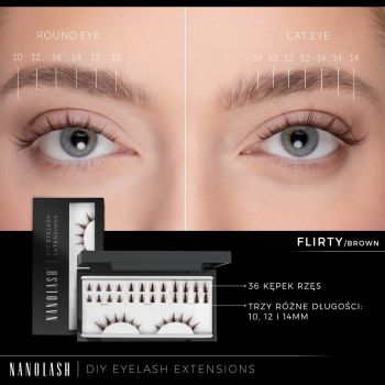 Akcesoria do makijażu DIY Starter Kit Flirty Brown Flirty Brown