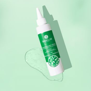 Pielęgnacja włosów i skóry głowy Seboregulujący peeling do tłustej i wrażliwej skóry głowy, 5% ficyny, 3% BHA, tripeptyd złuszczający, glukozyd kwasu rozmarynowego, Normalizacja i Odblokowanie 150 ml