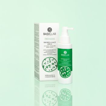 Pielęgnacja włosów i skóry głowy Seboregulujące serum do tłustej i wrażliwej skóry głowy, 0,02% czystego retinalu, 5% postbiotyku, tripeptyd złuszczający, glukozyd kwasu rozmarynowego, Normalizacja i Wzmocnienie 100 ml