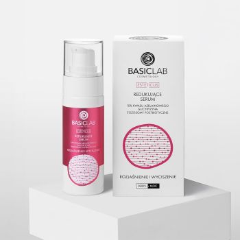 Serum do twarzy Redukujące serum 15% kwasu azelainowego, Glicyryzyna, Egzosomy postbiotyczne, Rozjaśnienie i Wyciszenie 30 ml