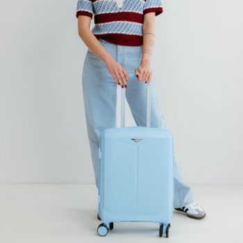 Walizki Walizka Cockatiel Średnia Light Blue 63 l 